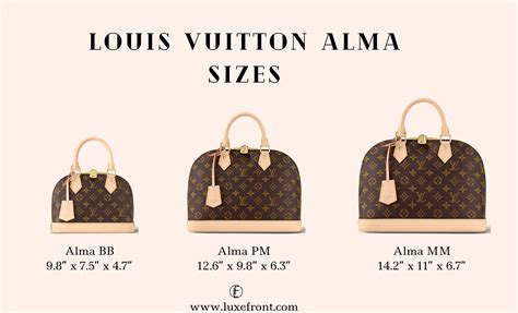 lv alma pm size in cm|louis vuitton alma pm price.